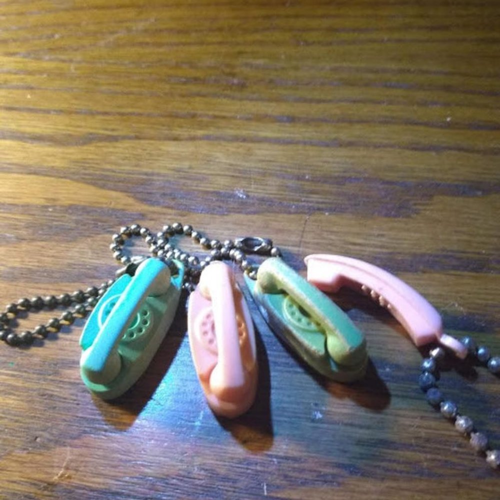 35. Vintage 4 Princess Style keychains